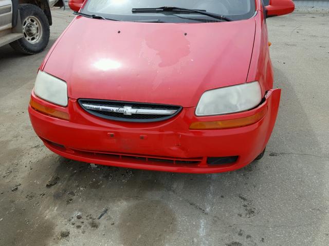 KL1TJ62604B204586 - 2004 CHEVROLET AVEO LS 红色 照片 10