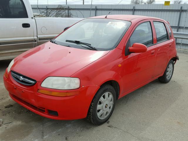KL1TJ62604B204586 - 2004 CHEVROLET AVEO LS 红色 照片 2