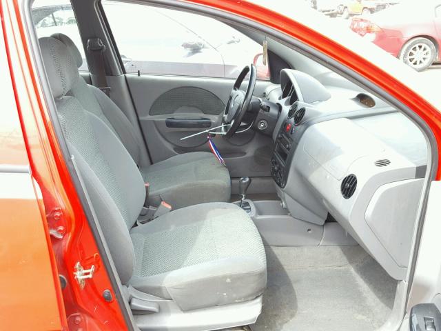 KL1TJ62604B204586 - 2004 CHEVROLET AVEO LS 红色 照片 5