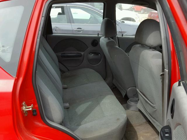 KL1TJ62604B204586 - 2004 CHEVROLET AVEO LS 红色 照片 6