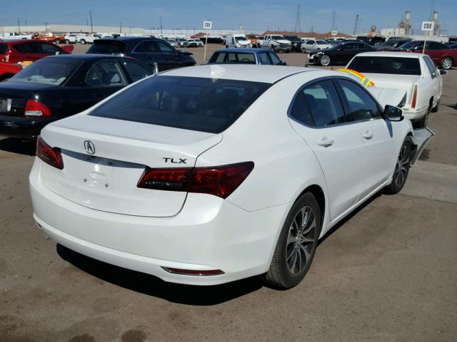 19UUB1F55FA020446 - 2015 ACURA TLX TECH WHITE photo 4