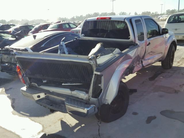 1N6BD0CT9AC437656 - 2010 NISSAN FRONTIER K SILVER photo 4