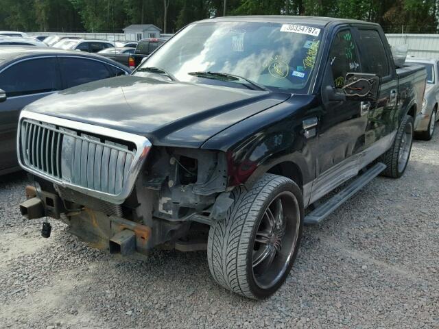 1FTRW12W06FA96313 - 2006 FORD F150 SUPER BLACK photo 2