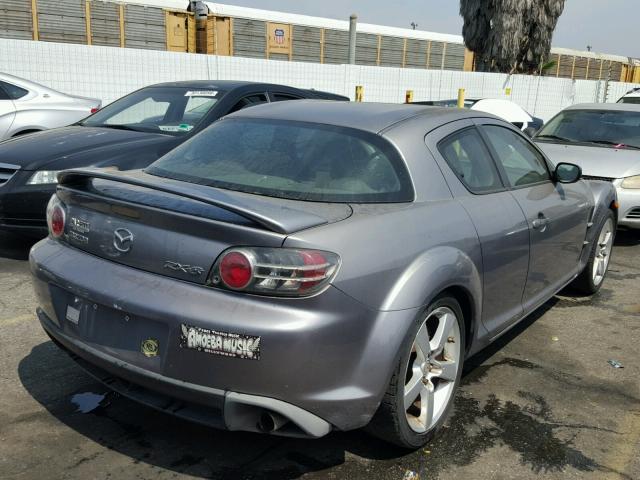 JM1FE173240109017 - 2004 MAZDA RX8 GRAY photo 4