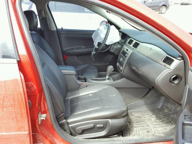 2G1WD58C389253320 - 2008 CHEVROLET IMPALA SUP წითელი ფოტო 5