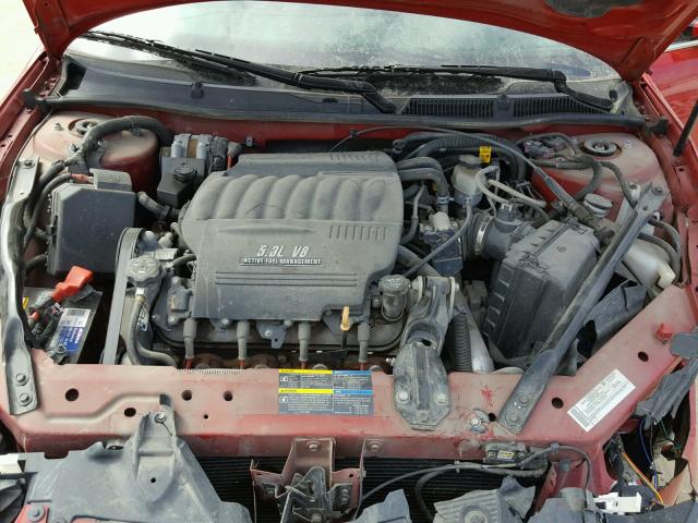 2G1WD58C389253320 - 2008 CHEVROLET IMPALA SUP წითელი ფოტო 7