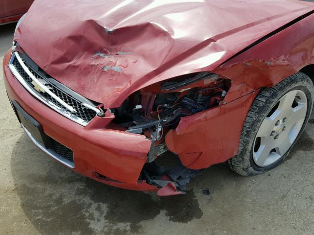 2G1WD58C389253320 - 2008 CHEVROLET IMPALA SUP წითელი ფოტო 9
