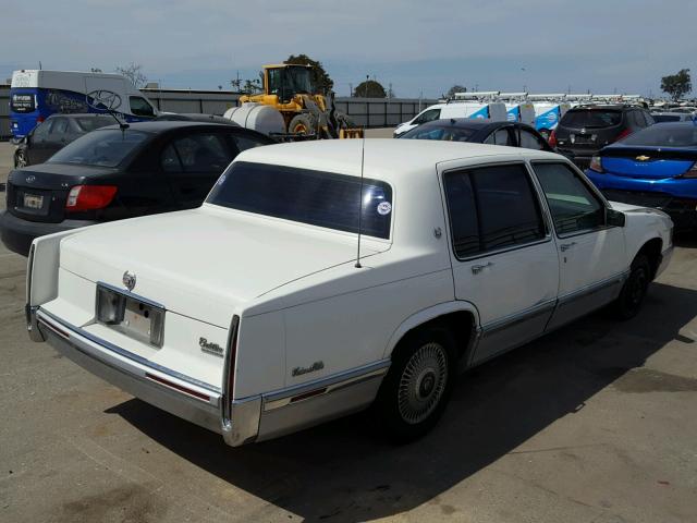 1G6CD53B9P4207052 - 1993 CADILLAC DEVILLE WHITE photo 4