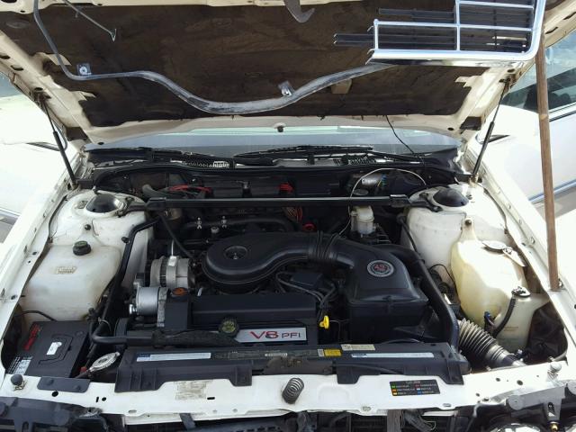 1G6CD53B9P4207052 - 1993 CADILLAC DEVILLE WHITE photo 7