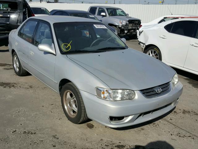 1NXBR12E81Z437408 - 2001 TOYOTA COROLLA CE SILVER photo 1