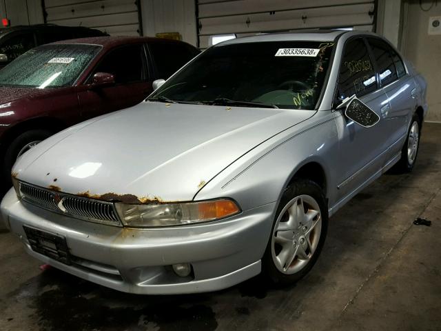 4A3AA46G11E089124 - 2001 MITSUBISHI GALANT ES SILVER photo 2