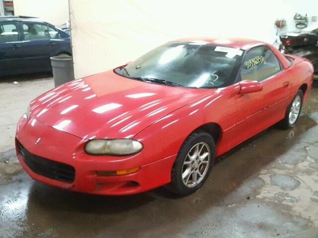 2G1FP22K812100422 - 2001 CHEVROLET CAMARO RED photo 2