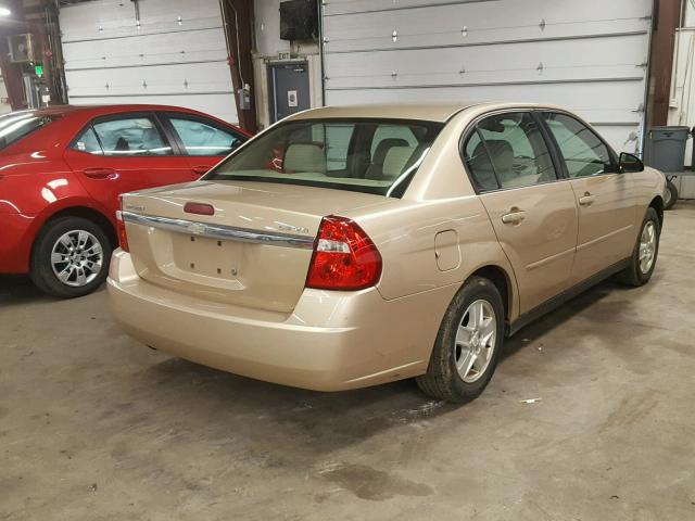 1G1ZT548X4F221628 - 2004 CHEVROLET MALIBU LS ოქროსფერი ფოტო 4