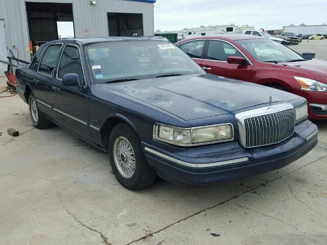 1LNLM82W6VY633141 - 1997 LINCOLN TOWN CAR S BLUE photo 1