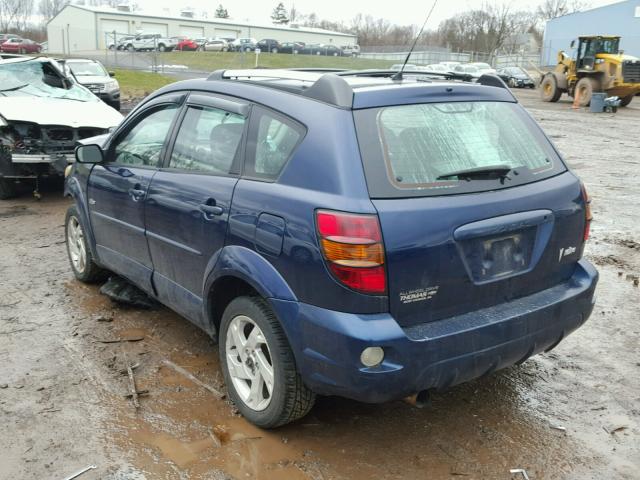 5Y2SM64824Z420943 - 2004 PONTIAC VIBE BLUE photo 3