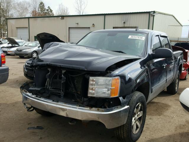 2GTEK13M971567018 - 2007 GMC NEW SIERRA BLACK photo 2