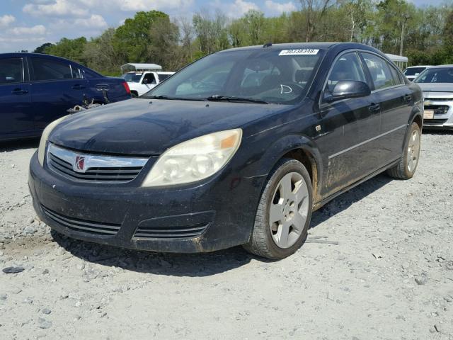 1G8ZS57N17F216991 - 2007 SATURN AURA XE BLACK photo 2