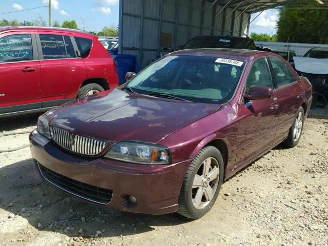 1LNFM87A76Y635959 - 2006 LINCOLN LS MAROON photo 2