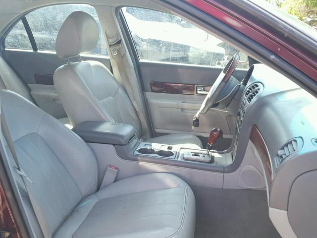 1LNFM87A76Y635959 - 2006 LINCOLN LS MAROON photo 5