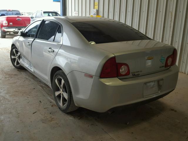 1G1ZC5EU8BF161406 - 2011 CHEVROLET MALIBU 1LT GRAY photo 3