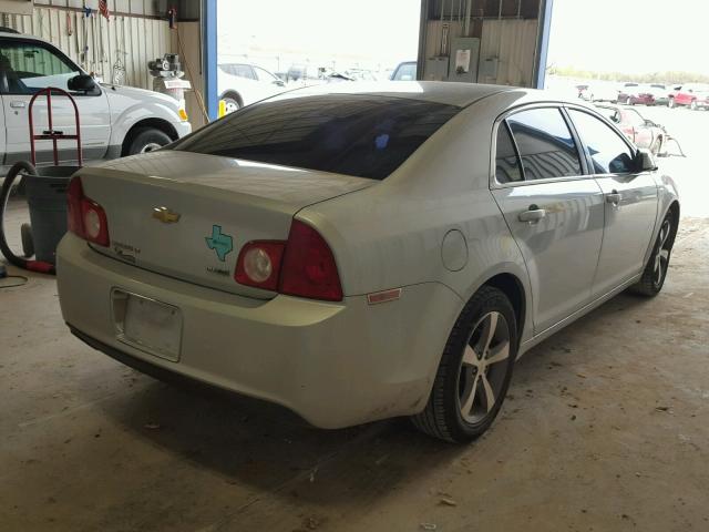 1G1ZC5EU8BF161406 - 2011 CHEVROLET MALIBU 1LT GRAY photo 4