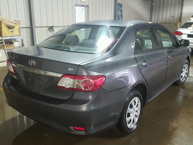 2T1BU4EE3BC703206 - 2011 TOYOTA COROLLA BA CHARCOAL photo 4