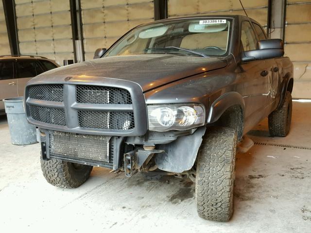 3D7KU28C43G843423 - 2003 DODGE RAM 2500 S GRAY photo 2