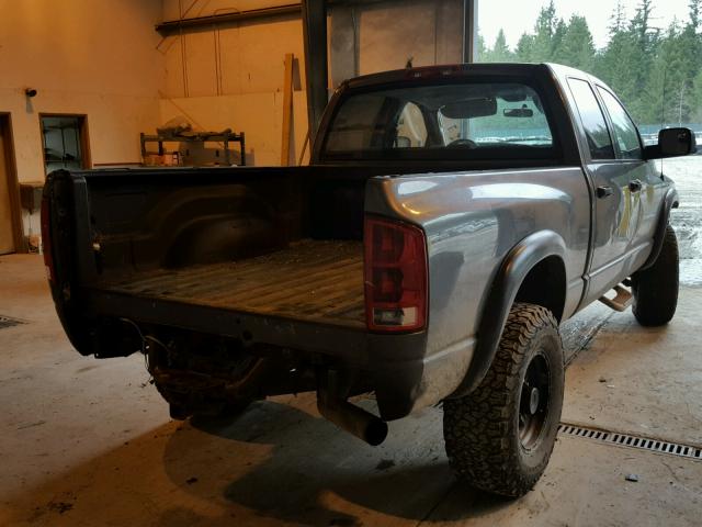 3D7KU28C43G843423 - 2003 DODGE RAM 2500 S GRAY photo 4