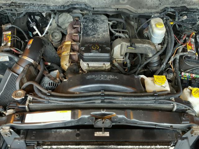 3D7KU28C43G843423 - 2003 DODGE RAM 2500 S GRAY photo 7