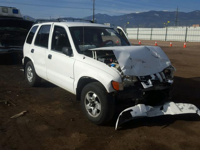 KNDJA723715014628 - 2001 KIA SPORTAGE WHITE photo 1