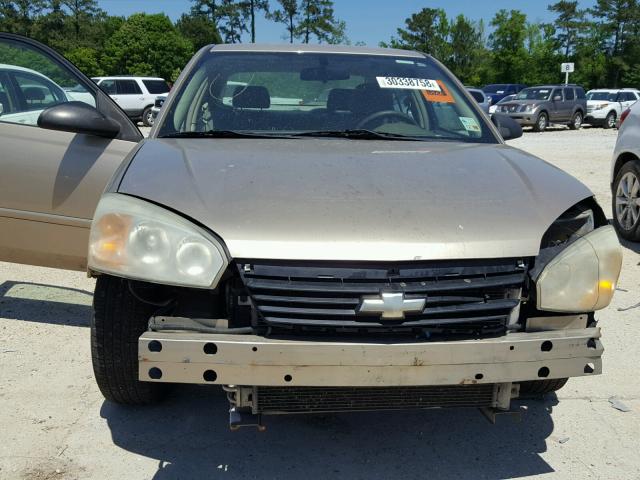 1G1ZS51F66F162733 - 2006 CHEVROLET MALIBU LS 金色 照片 9