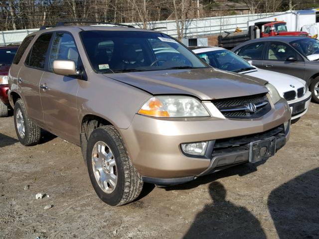 2HNYD18222H542678 - 2002 ACURA MDX TAN photo 1