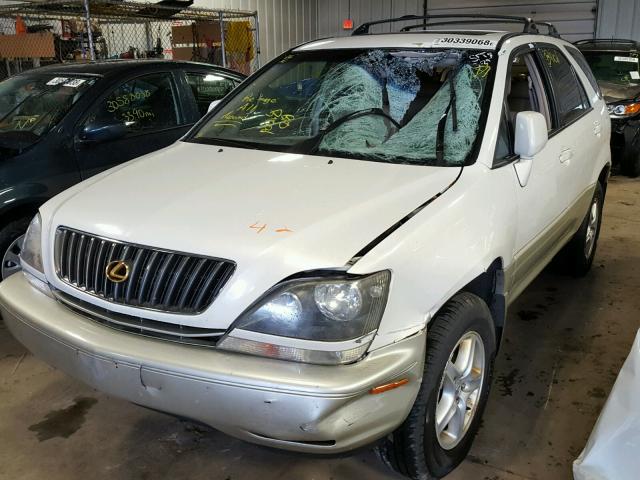 JT6HF10U7X0058392 - 1999 LEXUS RX 300 WHITE photo 2