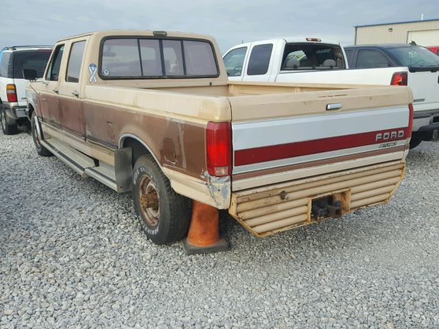 2FTJW35M6LCA81809 - 1990 FORD F350 TWO TONE photo 3