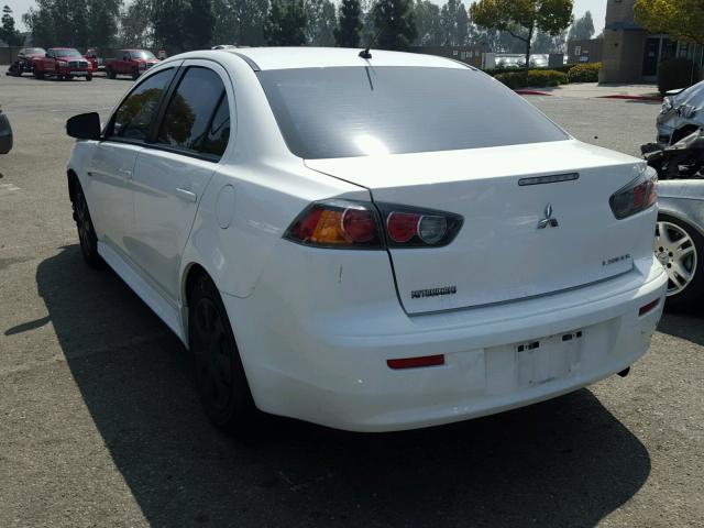 JA32U2FU0FU017769 - 2015 MITSUBISHI LANCER ES WHITE photo 3