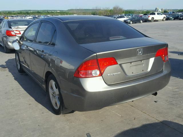 2HGFA16908H316493 - 2008 HONDA CIVIC EXL 灰色 照片 3