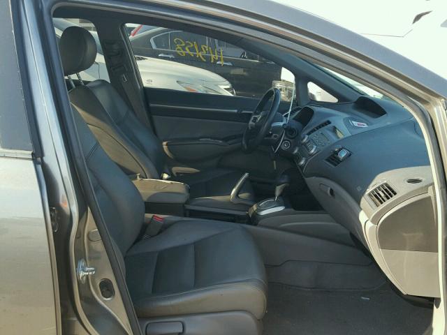 2HGFA16908H316493 - 2008 HONDA CIVIC EXL 灰色 照片 5