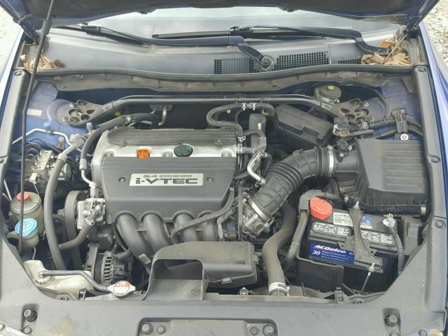 1HGCS12388A018953 - 2008 HONDA ACCORD LX- BLUE photo 7