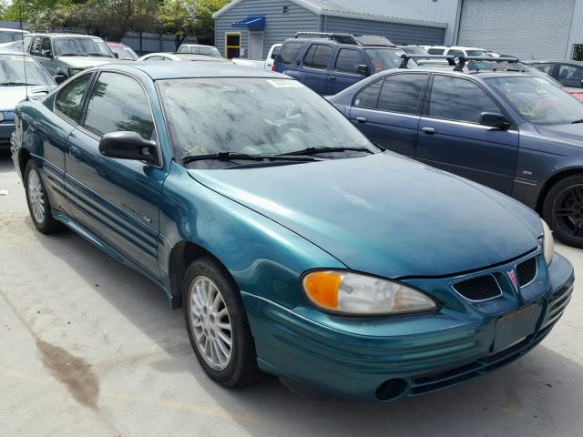 1G2NE12E9XM906984 - 1999 PONTIAC GRAND AM S GREEN photo 1