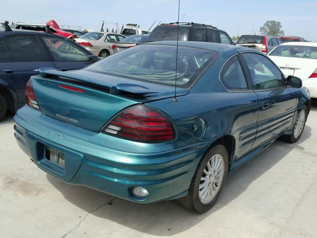 1G2NE12E9XM906984 - 1999 PONTIAC GRAND AM S GREEN photo 4