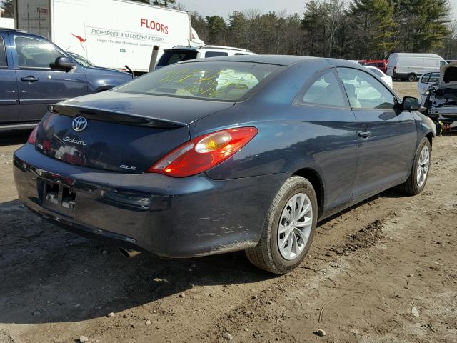 4T1CE30P56U749645 - 2006 TOYOTA CAMRY SOLA BLUE photo 4