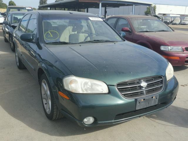 JN1CA31DXYT765257 - 2000 NISSAN MAXIMA GLE GREEN photo 1