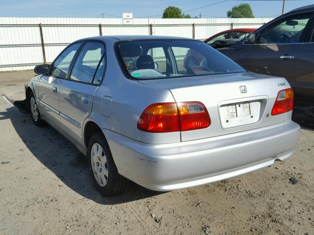 2HGEJ661XYH527154 - 2000 HONDA CIVIC BASE SILVER photo 3