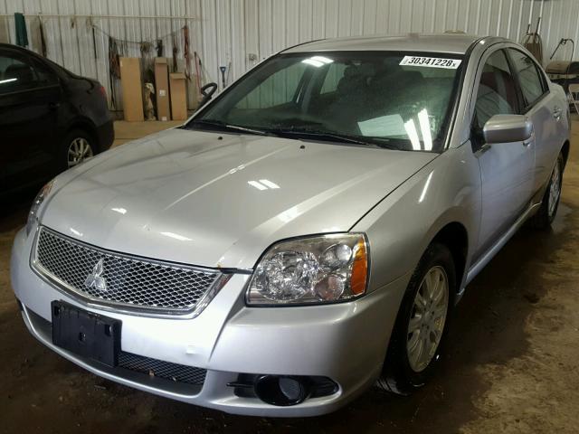 4A32B2FF3CE024694 - 2012 MITSUBISHI GALANT FE SILVER photo 2