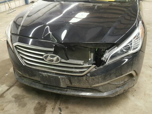 5NPE24AF6HH532832 - 2017 HYUNDAI SONATA SE BLACK photo 9