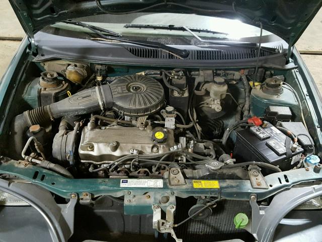 2C1MR5296T6755422 - 1996 GEO METRO BASE GREEN photo 7