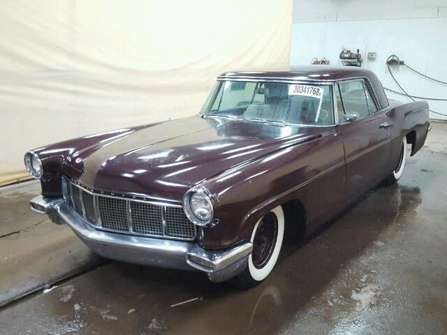 C56F3094 - 1956 LINCOLN CONTINENTL MAROON photo 2