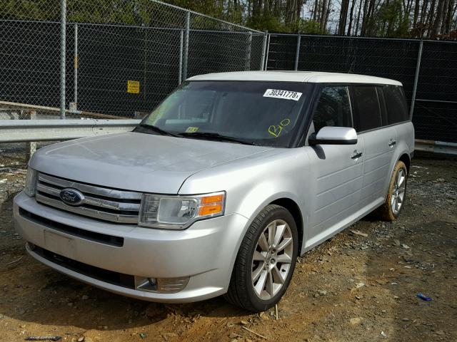 2FMHK6CT8ABA63011 - 2010 FORD FLEX SEL SILVER photo 2