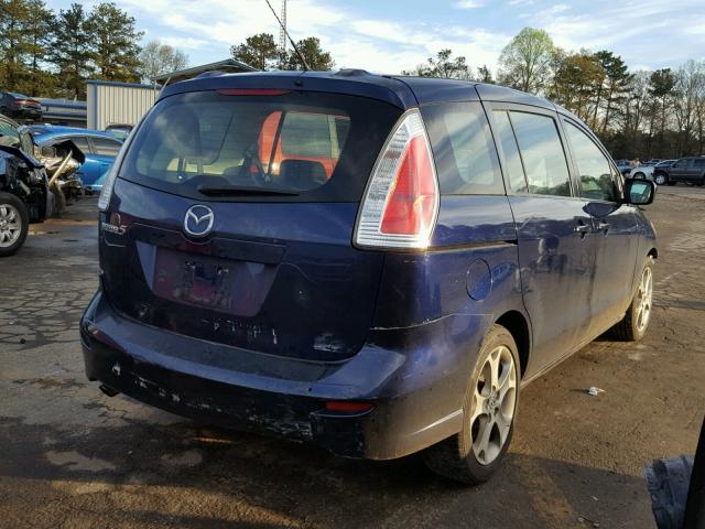 JM1CR2WL6A0367812 - 2010 MAZDA 5 BLUE photo 4