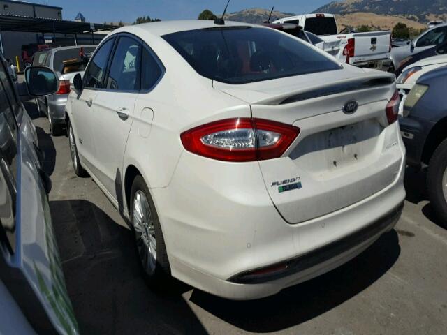 3FA6P0SU6ER186291 - 2014 FORD FUSION TIT WHITE photo 3